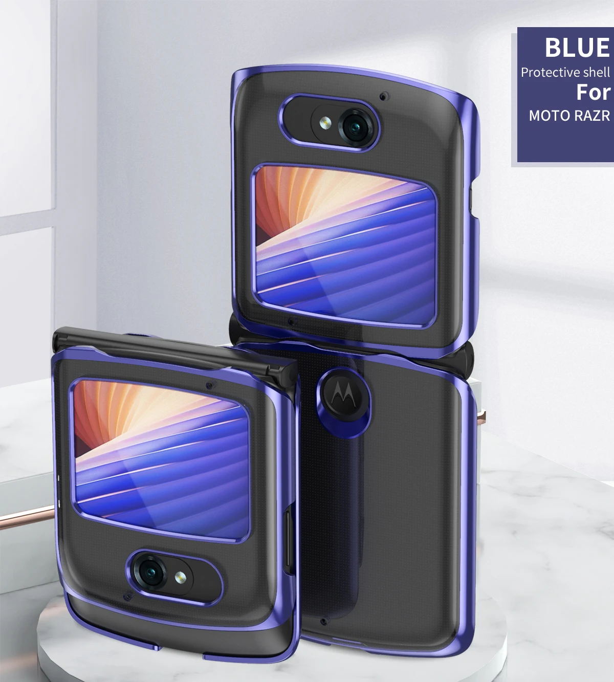 2021 New 5g Version Of The Stylish Painted All-inclusive Anti-fall Plastic Hard Phone Case Is Suitable For Motorola Razr