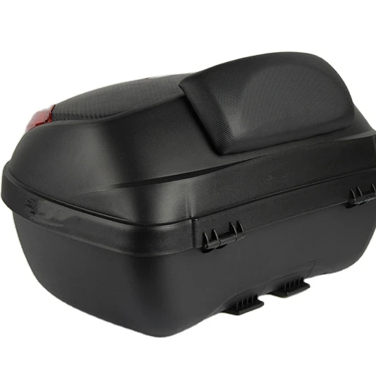 Moto Accessories Sports Tail boxes Good Logo Motorcycle Rear Box Soft Backrest