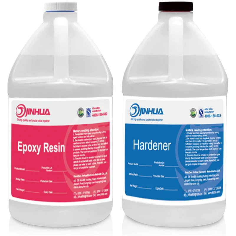 Кристально чистая эпоксидная смола 1 галлон в комплекте | Простой использовании прочный устойчив к УФ-излучению для декоративно-прикладного искусства (1/2 галлонов + 1/2