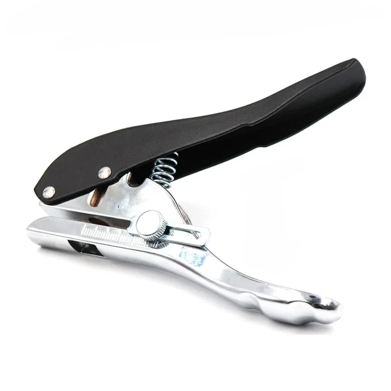 Manual Edge Band Puncher Plier 8/10/12/15mm Hole Card Punching Tool for Plastic Sheet Paper PVC ABS Open Nail Hole Masking Plier