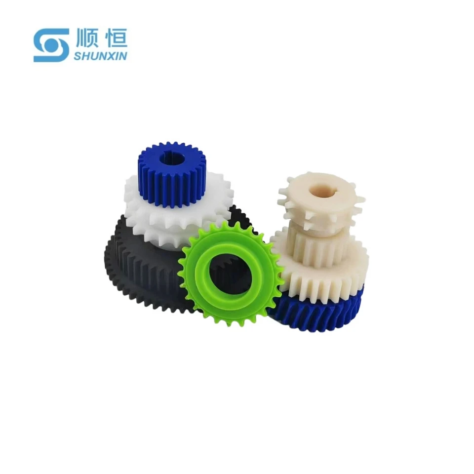 Custom CNC processing injection molding pa66 plastic motor spur bevel gear transmission accessories bevel gear