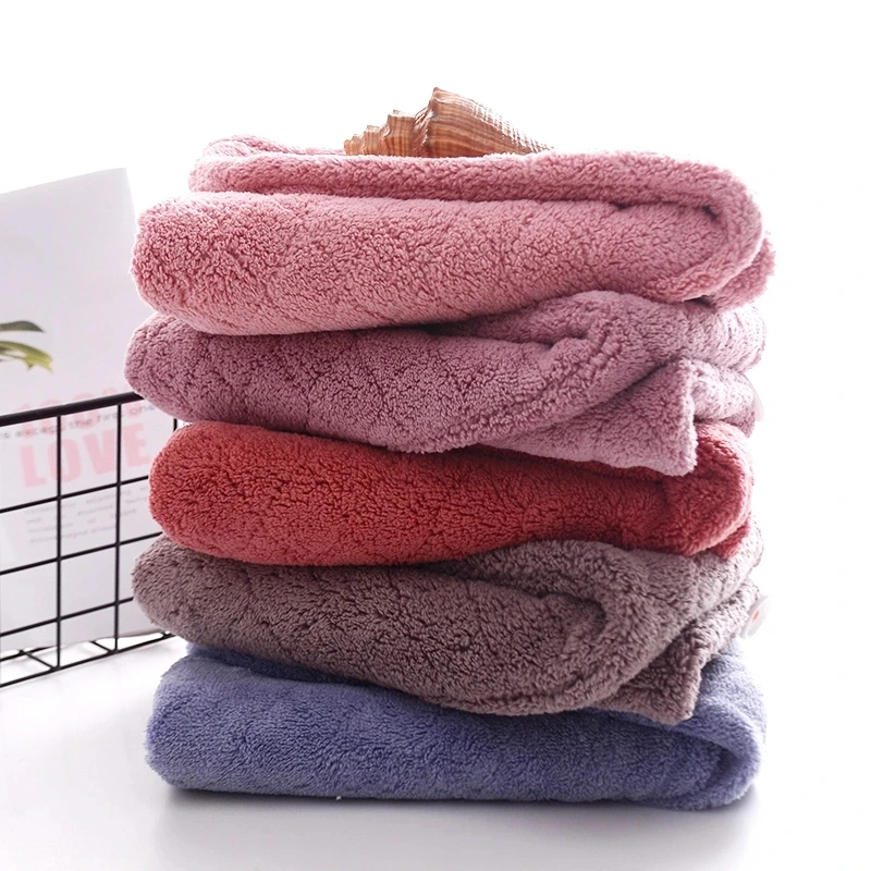 Elastic Microfiber Bath SPA Head Cap Turban Wrap Hair Dryer Towel