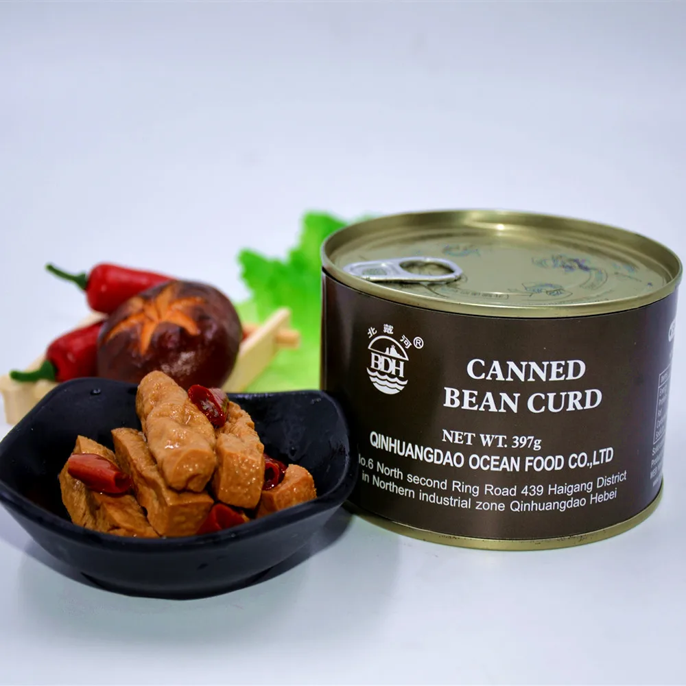 Nutritious 397g Canned bean curd Vegetable canned