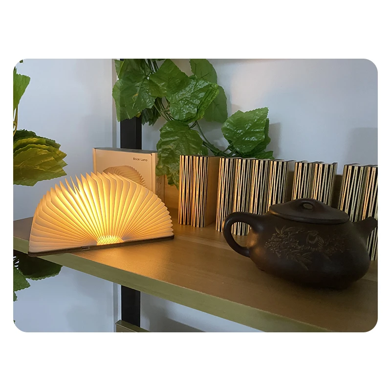 
Wholesale Low Price Shape Design Leather Shell LED Night Book Lamp 
