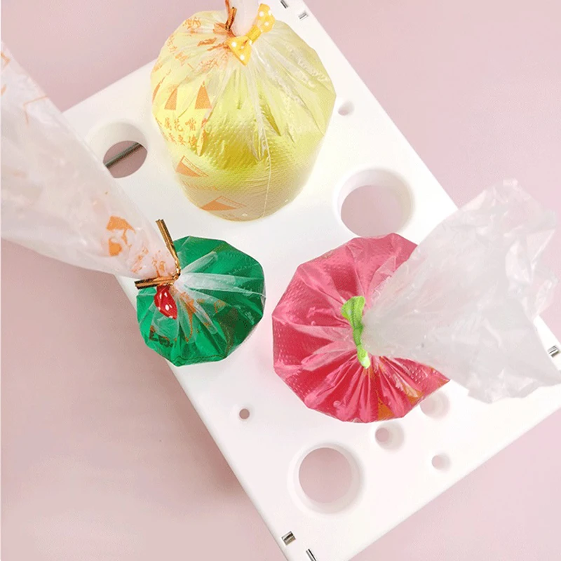 
Practical Cake Pastry Bag Shelf Icing Piping Cake Pastry Decorating Bag Holder Cream Decorating Bag Work Stand 