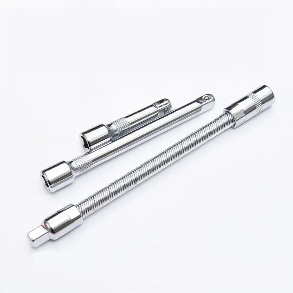 INNO Long Socket Wrench Set 24-tooth Straight Handle Rubber Multipurpose Sleeve Ratchet Wrench