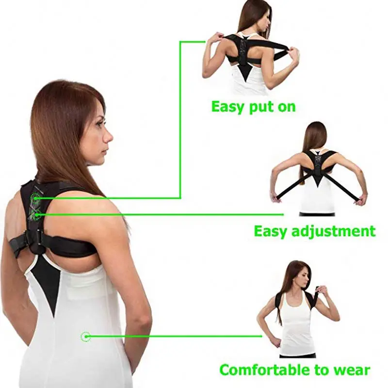 Back Support Belt Adjustable Back Posture Corrector Clavicle Spine Back Shoulder Lumbar Posture Correction