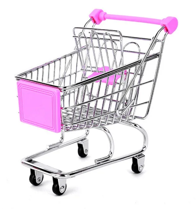 Лидер продаж маленькая металлическая детская игровая мини-тележка для