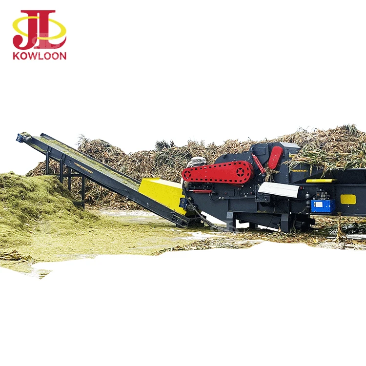 New Technology Thick Strengthen Screen 35 Tons Per Hour Reed Pole Sillage Chopper Machine