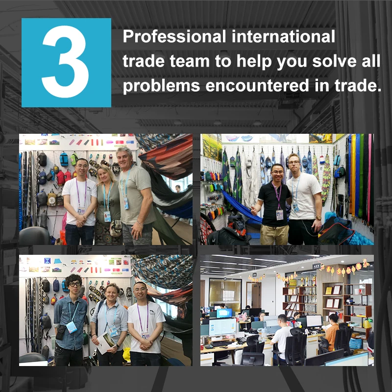 
Manufacturer Fast Delivery Custom Double and Single Travel Lightweight Camping Swing Hammock 