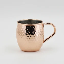 Stainless Steel Set Of 4 Moscow Mule Copper Mugs Custom Mugs 4pcs Paper Tube With Logo Sublimation Mug