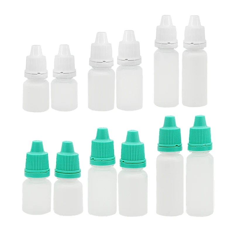 Factory wholesale 5ml 10ml 15ml empty plastic eye drop bottles manufacturing for packaging