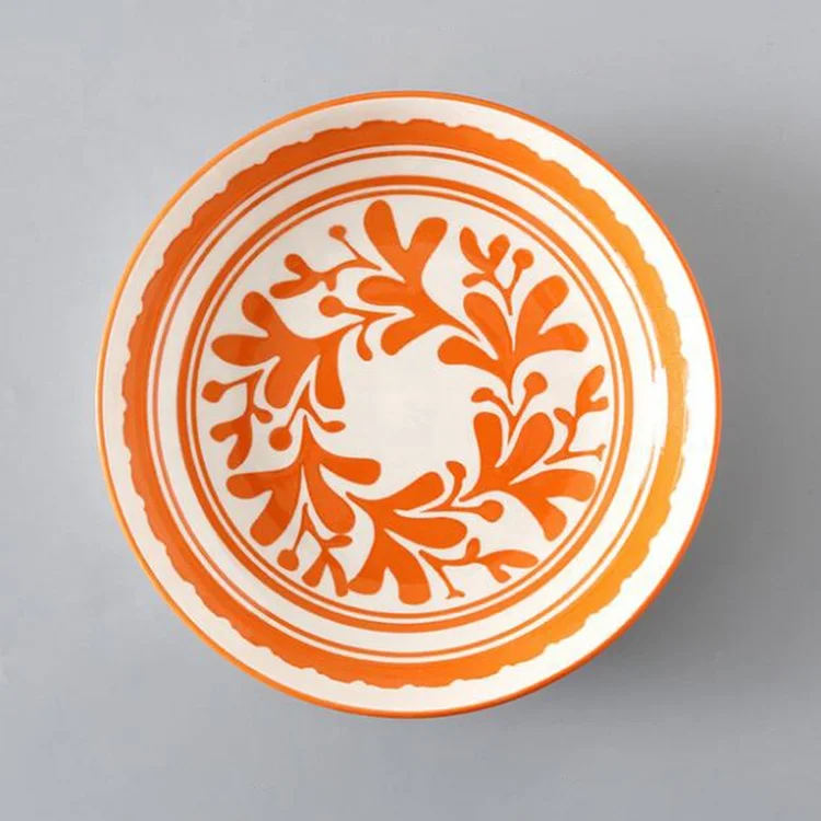 
wholesale ceramic white dinner plate 