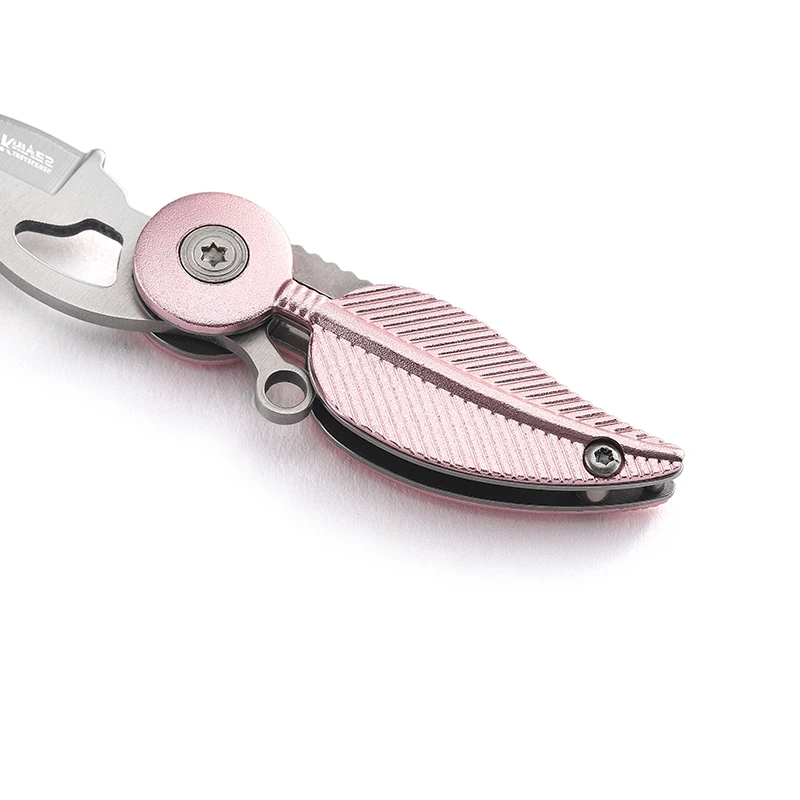 
COG Wholesale Stainless steel mini key utility survival tactical folding pocket knife SR401A 