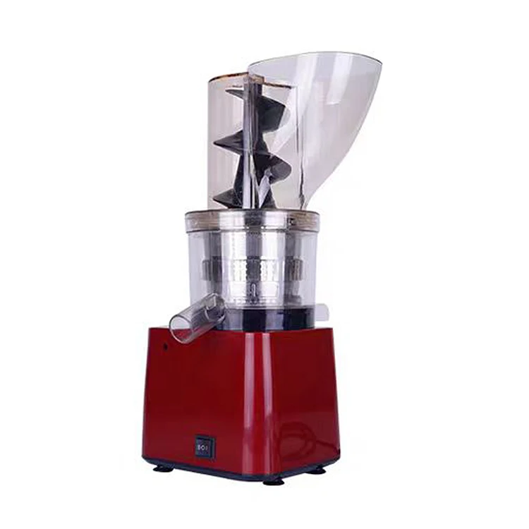 Orange Electric Blender Carrot Extractor Machine Cold Press Professional Commercial Slow Juicer