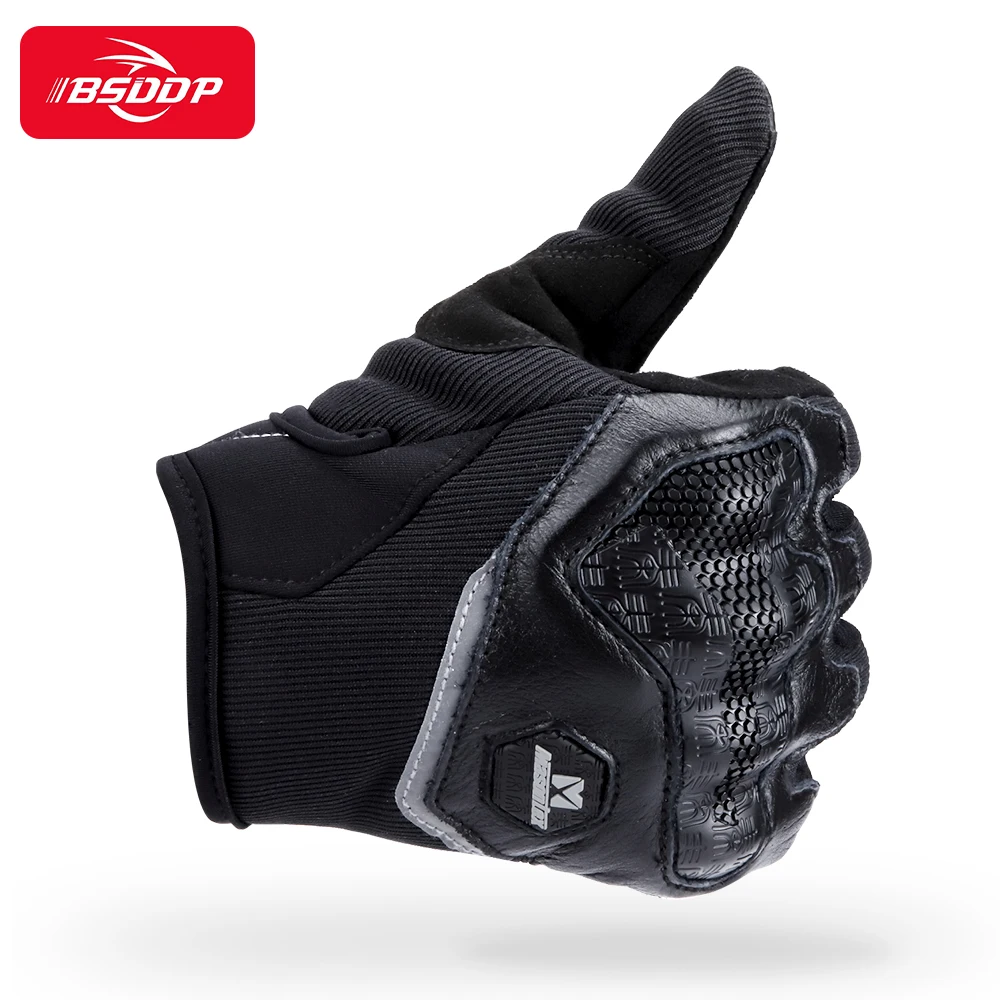 Manufacturers direct cross-border special for motorcycle riding gloves anti-slip wear-resistant touch-screen full-finger gloves