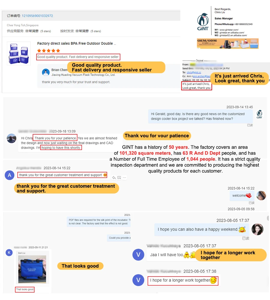 Customized Big Size Insulated Plastic Tuna Ice Cooler Foam Box Styrofoam With Straw