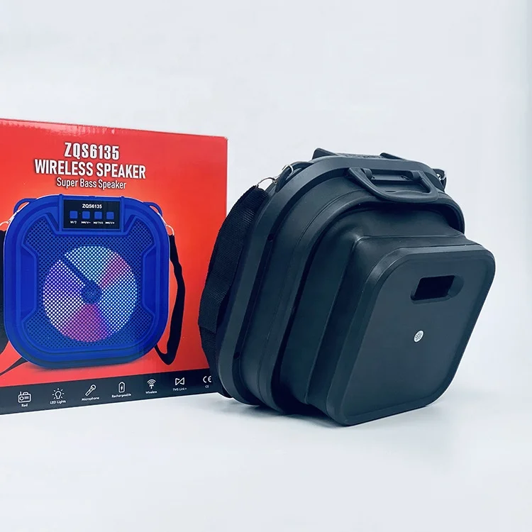 2022 Wholesale Scalable Subwoofer Bass Colorful Led Speakers Waterproof Wireless Stereo Blue tooth Sound Box Speaker