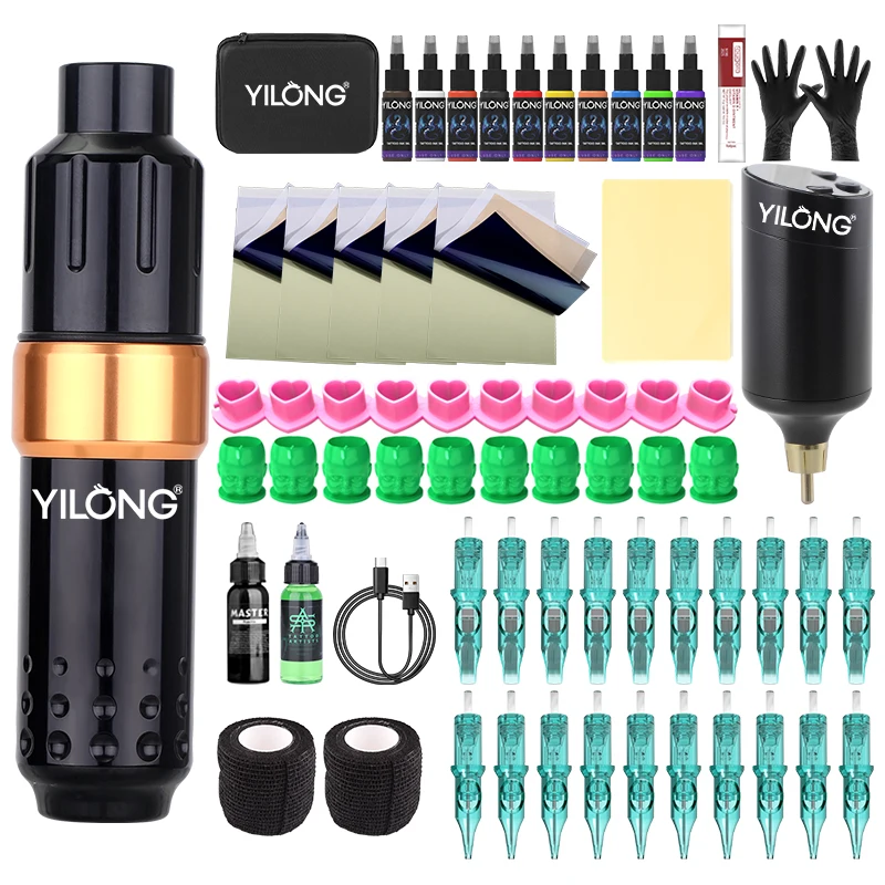 Tattoo Supply Professional Complete High Quality Stable Pen Type Tattoo Machine for Body Art