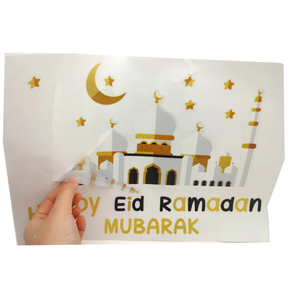 Custom static cling window stickers