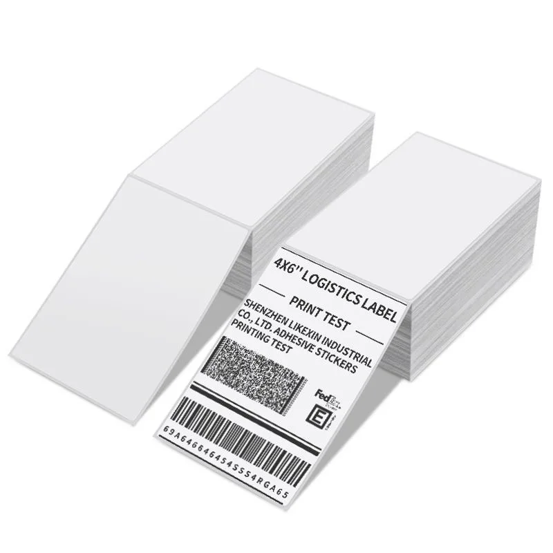 Low Cost High Performance  4*6  Logistics  Shipping  Express Address  Label Stickers Self-Adhesive For USB Label Printer