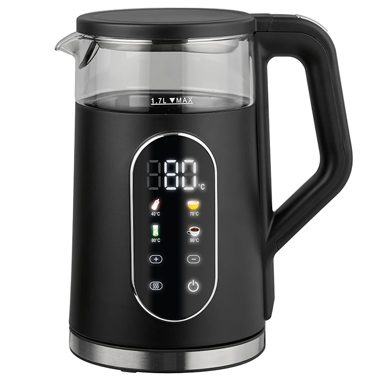 371416 CE/GS 2200W 1.7L digital electric water kettle with touch screen