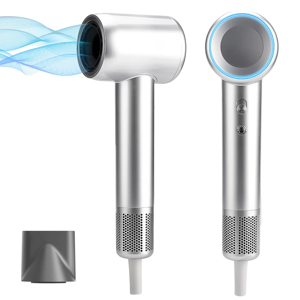 Hair Brush Hot Air Electric Comb One Step Hair Dryer 100000RPM Fast Private Label Popular with Ionic Protection Plastic PRITECH