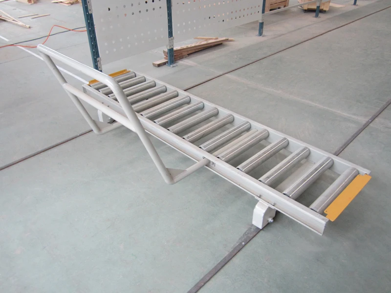 Factory supplying gravity infeed roller conveyor for board storage