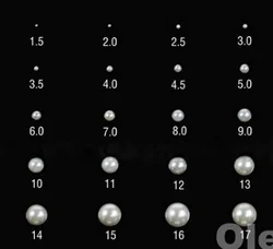 Wholesale Price Over 45 Colors 3mm White ABS Loose Beads Plastic Round Pearl without Holes for Jewelry Making