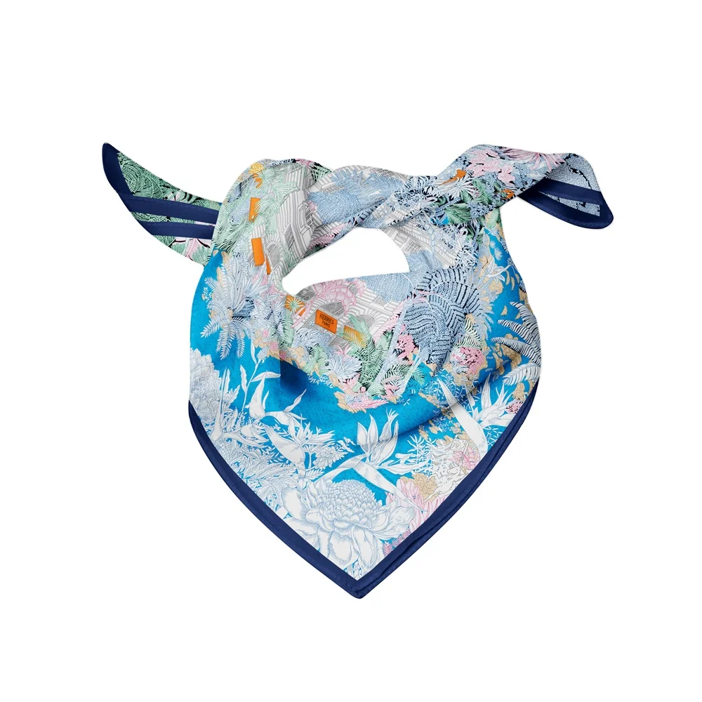 Модный квадратный шелковый атласный шарф маленький винтажный шарф для шеи женский винтажный квадратный шелковый шарф для шеи