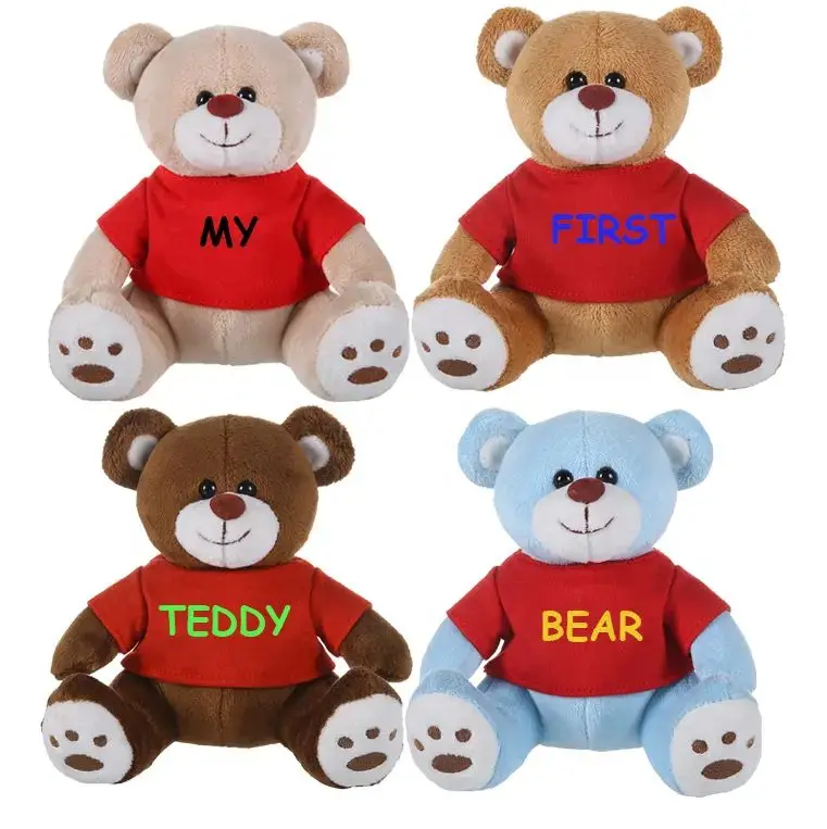 Beautiful Toy Baby Animal 30cm 20cm Soft Panda Led Music Stuffed Plush Custom Made Teddy Bear