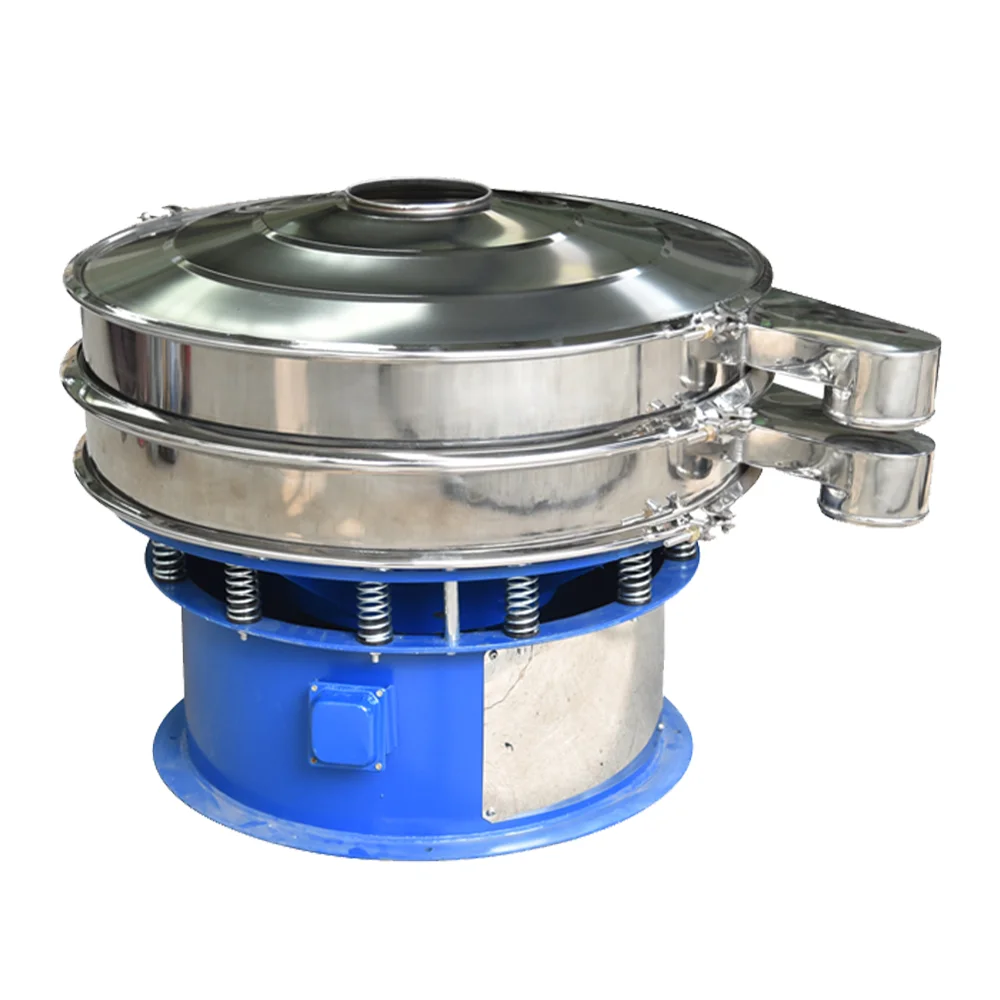 Industrial Stainless Steel 304 Wheat Vibratory Sifter Powder Coating Vibrating Sieve Chemical Circular Sieve