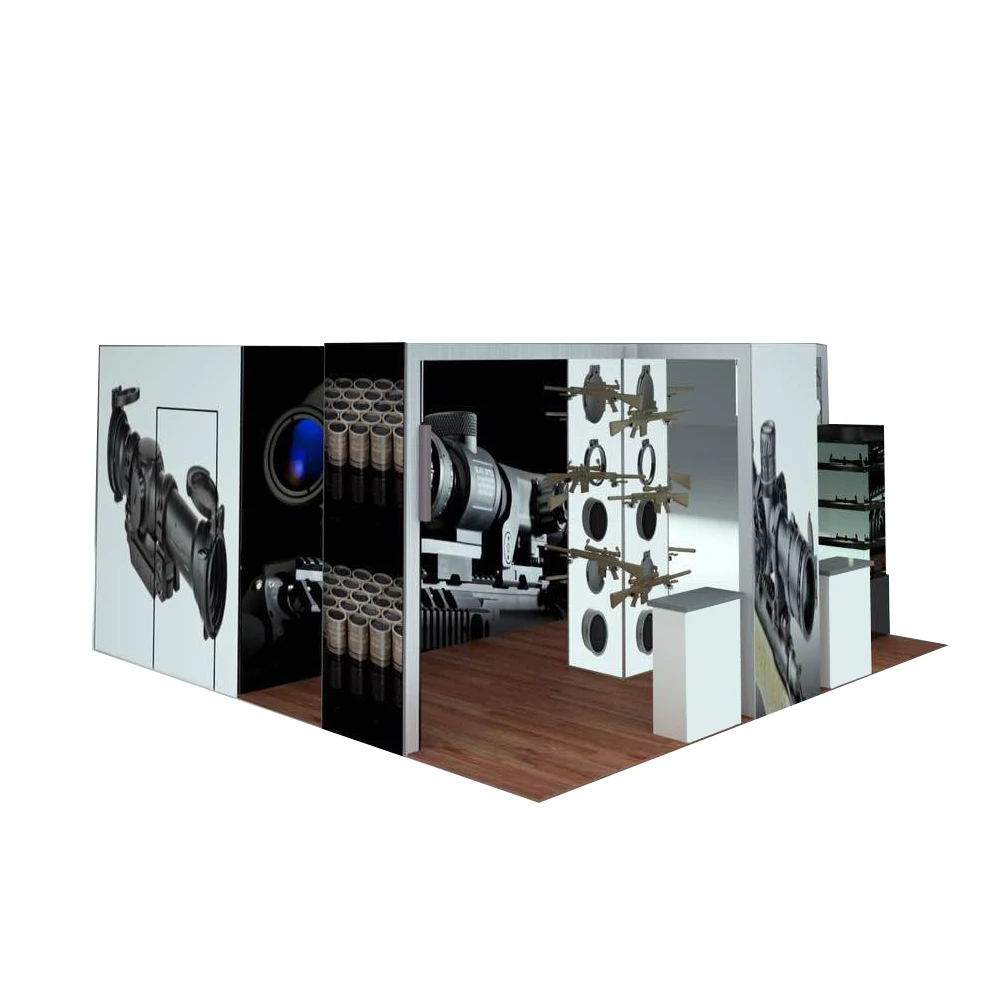 
 Выставочный торговый выставочный стенд 4X4 м для демонстрации системы переговоров, графики, Высококачественные модульные Стенды для выставочных камер  