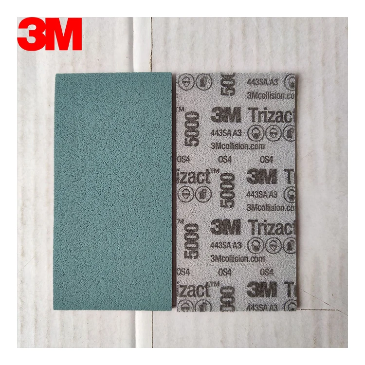 3M 30289 Trizact Hookit 5000 Grit P5000 443SA Sanding Abrasives Sponge Foam Sheets