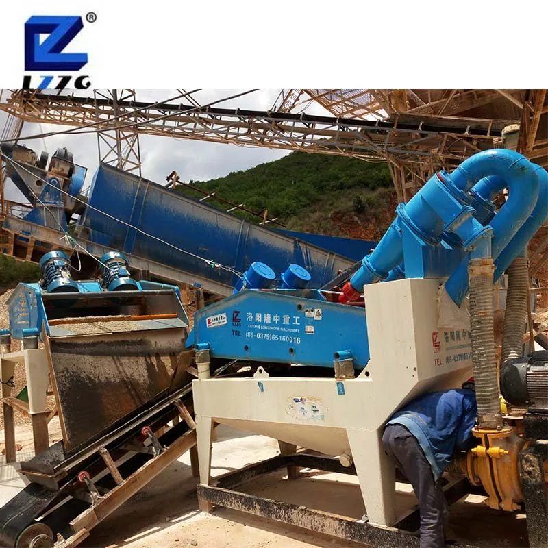 Sand extraction machine with hydro cyclone desander in Indonesia