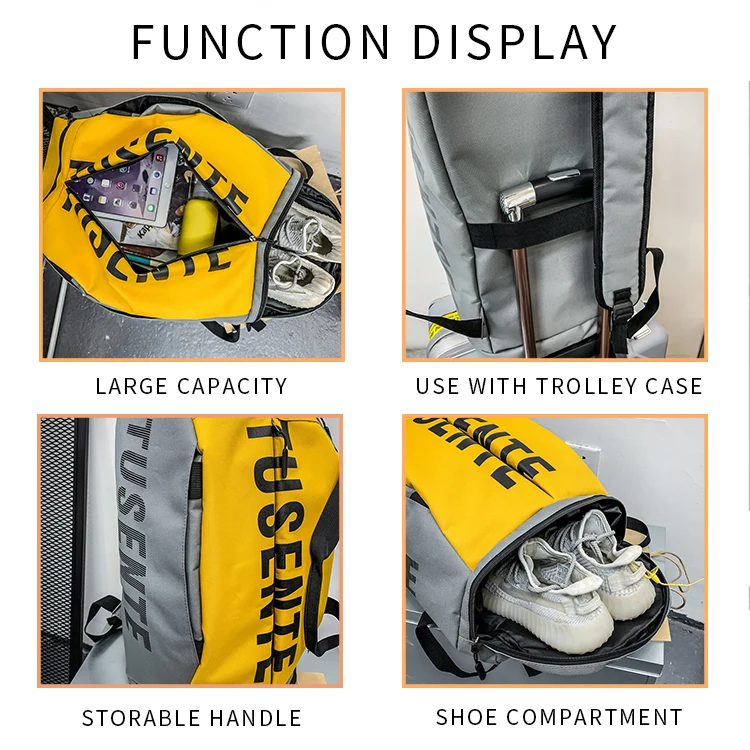 2021 Fashion Custom Travel Backpack Waterproof For Women Men Wholesale Casual Sports Duffle Backpack