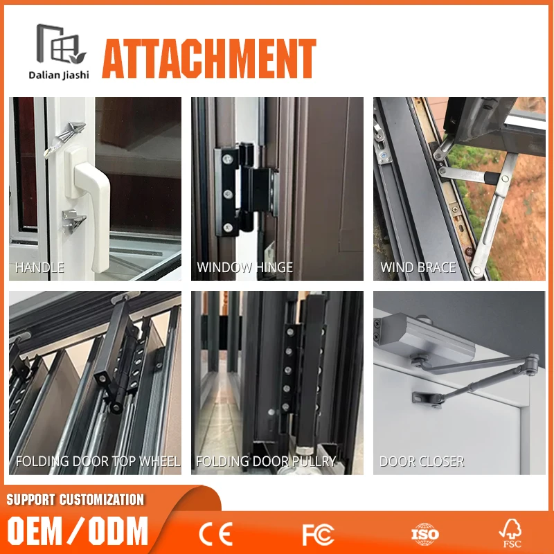 Simple Design Aluminum Sliding Window Clear Double Tempered Safety Glass Window for Home