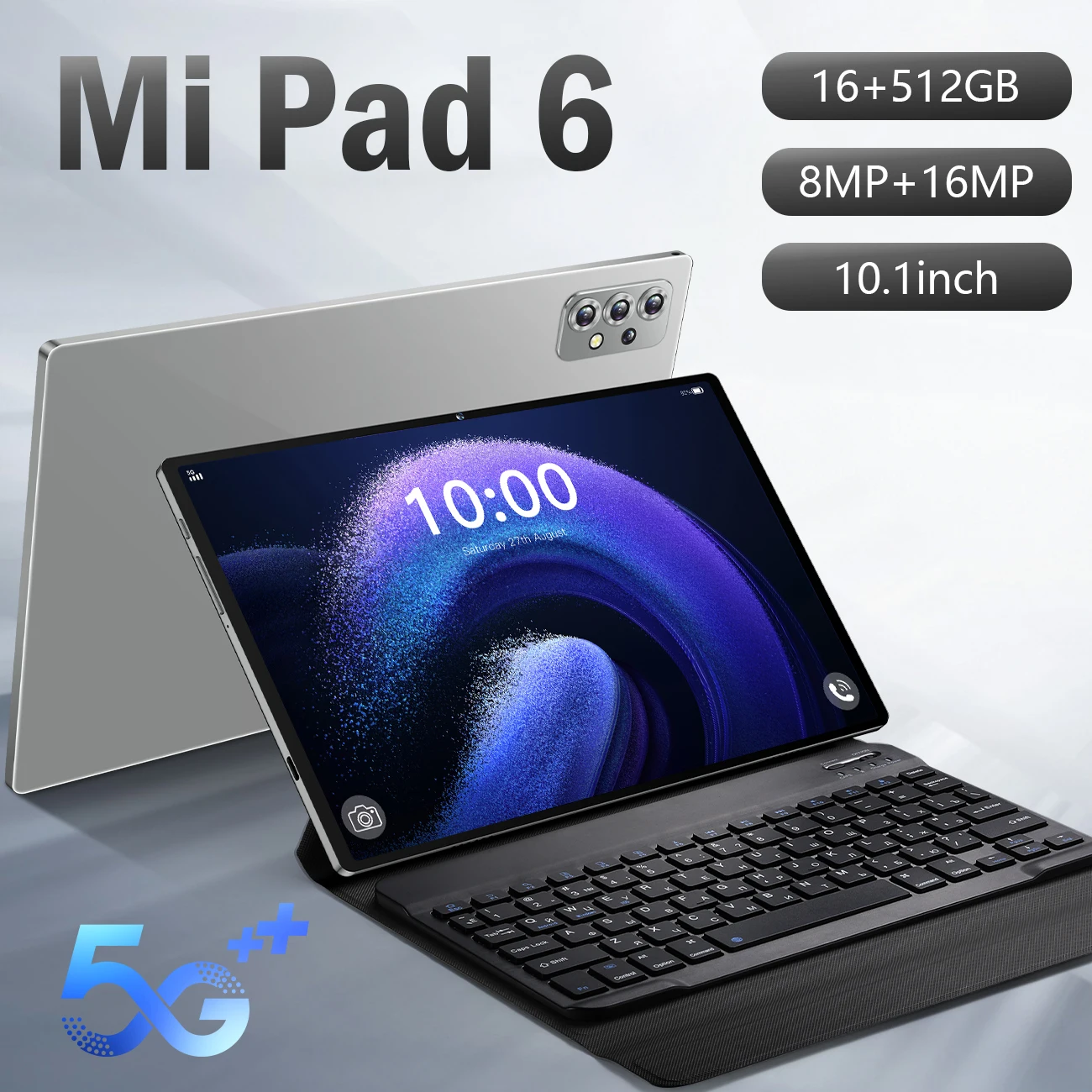 10.1 Inch Tablet With Keyboard Mouse Android 12.0 Dual Sim 4g Tablet PC