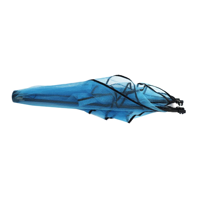 Fishing Net Foldable Mesh Nylon Fishing Net Baits Trap Cast Dip Crab Shrimp Nets Automatic Trap Outdoor Fishnet Portable