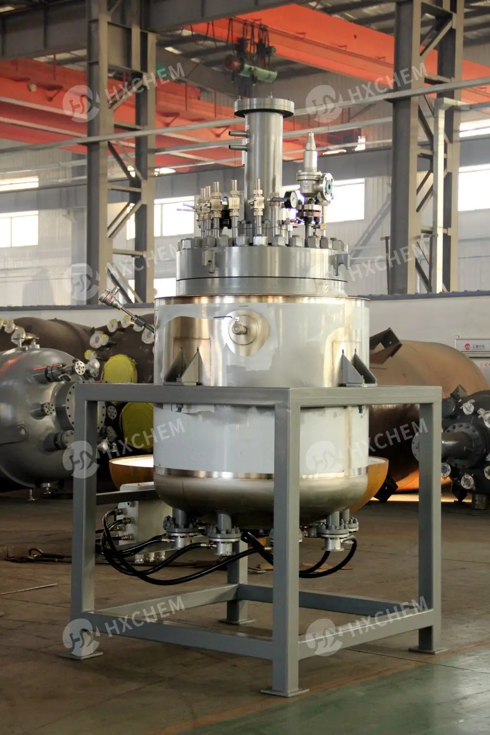 Explosion proof electric heating pilot scale 500l pressure reactor