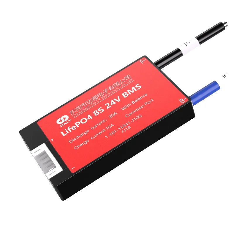 Daly bms 15a 20a lifepo4 battery 8s 24v bms
