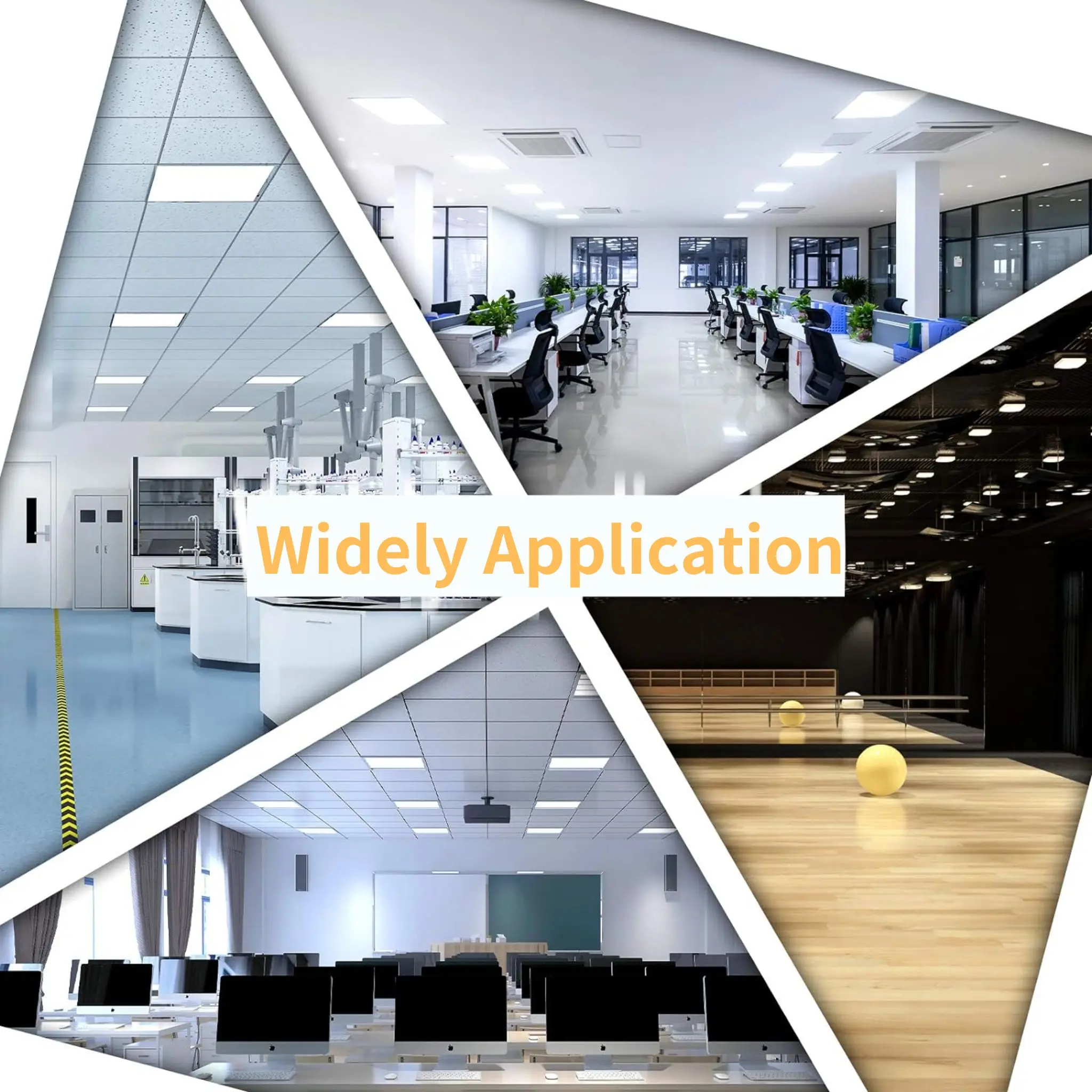 new design high quality  2x2 2x4 36w 40w 42w 48w 6500k Ceiling Backlit Led Panel Light For Commercial