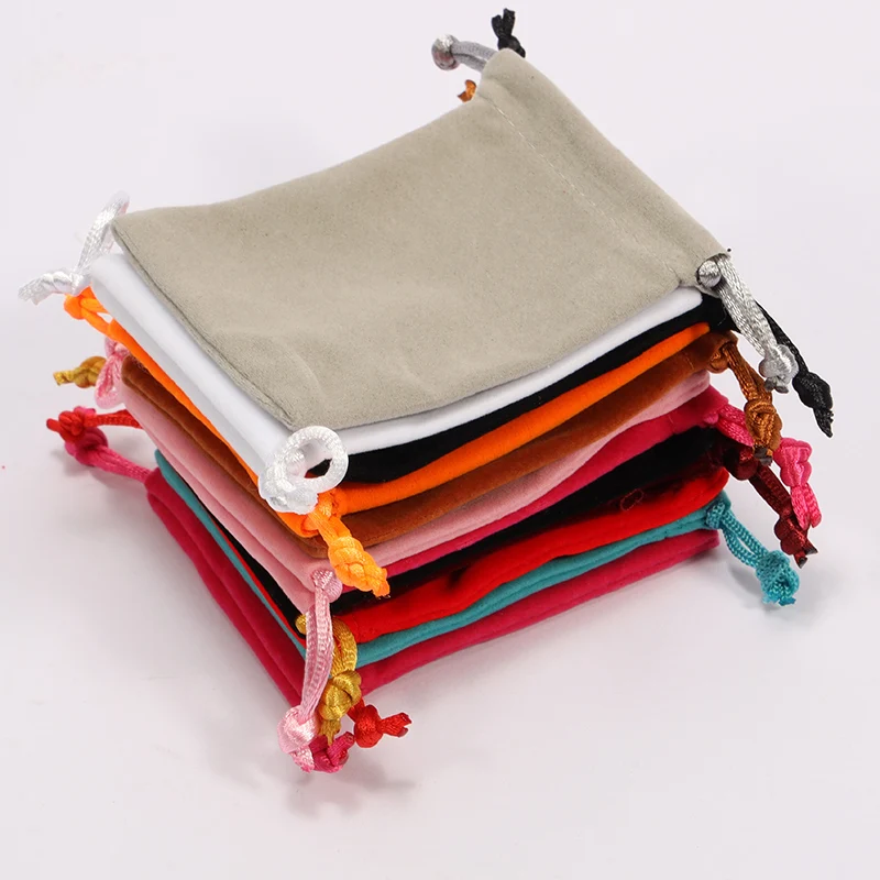 Velvet Tarot Pouch Splenadid New Pattern Logo Velvet Pouch Jewelry For Trinket Velvet Drawstring Bag