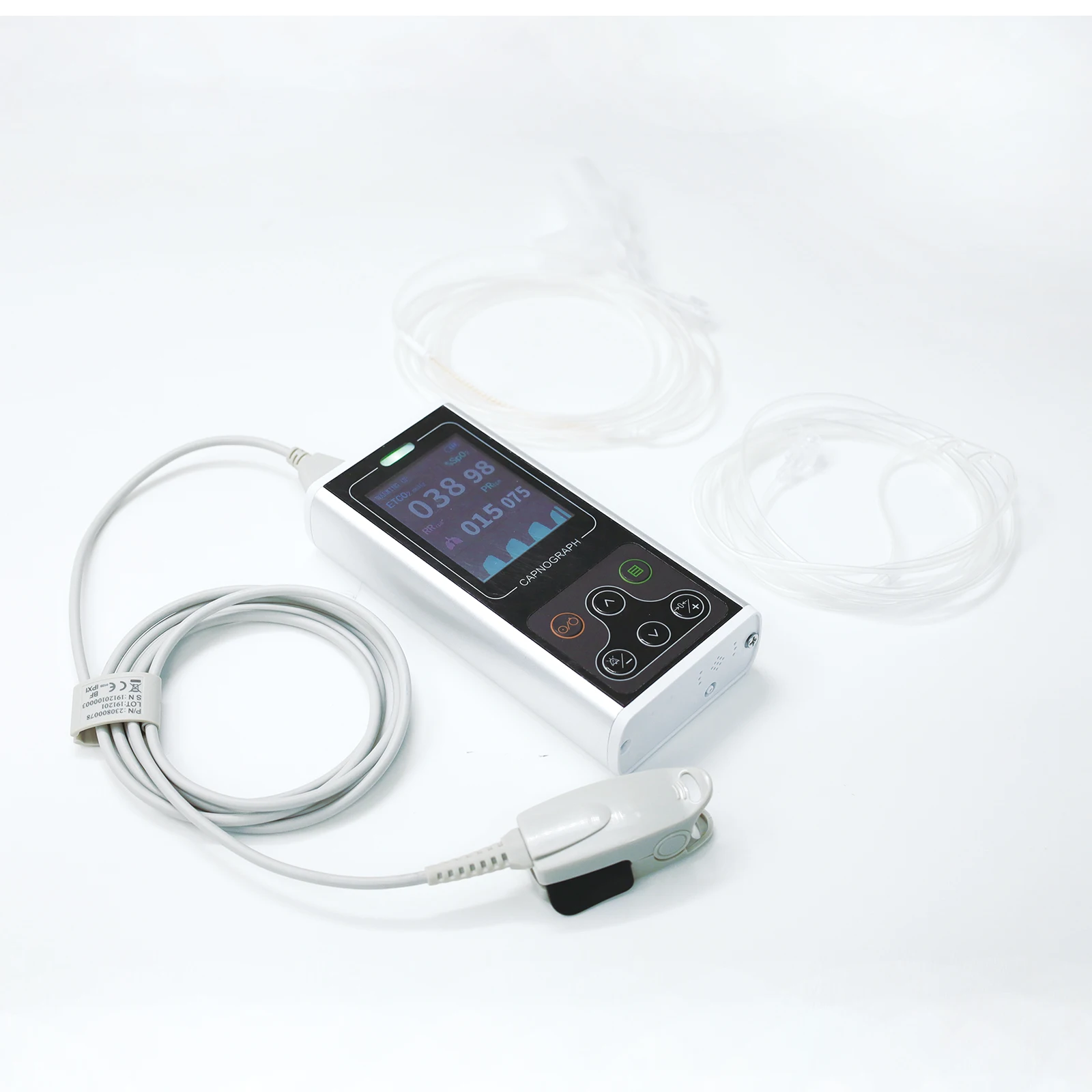 Eterinary Use CA10SVET Sidestream Capnograph VET EtCO2 Monitor RESP SpO2 PR CO2 Dog Cats Animals Pet Health Monitoring Devices