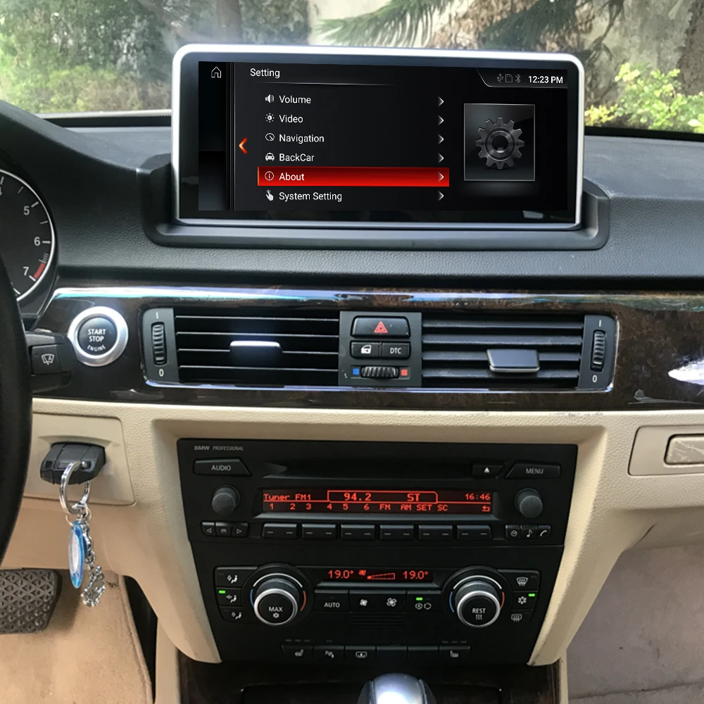 Suitable for BMW series multimedia video audio stereo system ips touch screen head navigation gps Android car radio