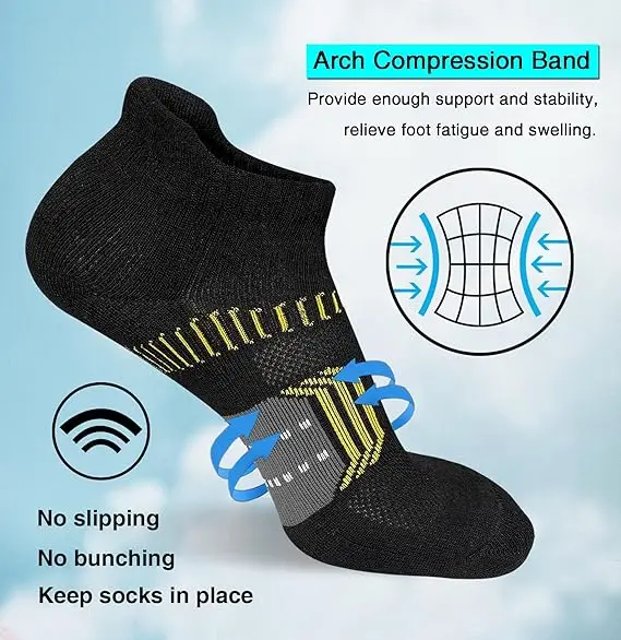 Thick towel bottom custom running socks cotton compression compressed socks