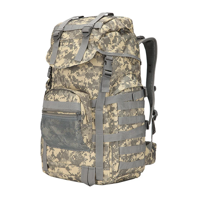 60L Black Python Camouflage Vintage Modern Medical Highland Stealth Tactical Training Backpack