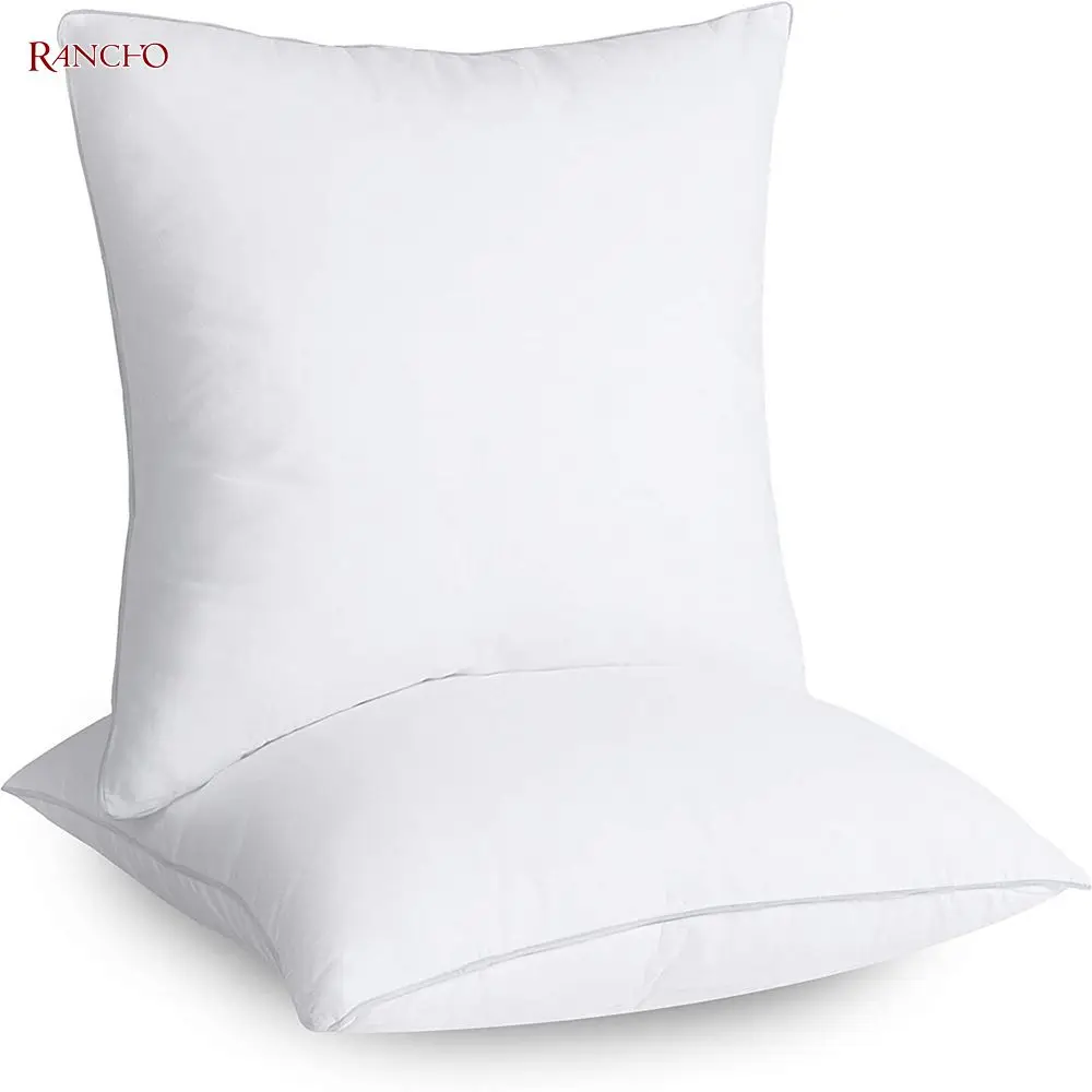 Factory direct offer high quality luxury soft puffy white piped custom sofa seat cushion