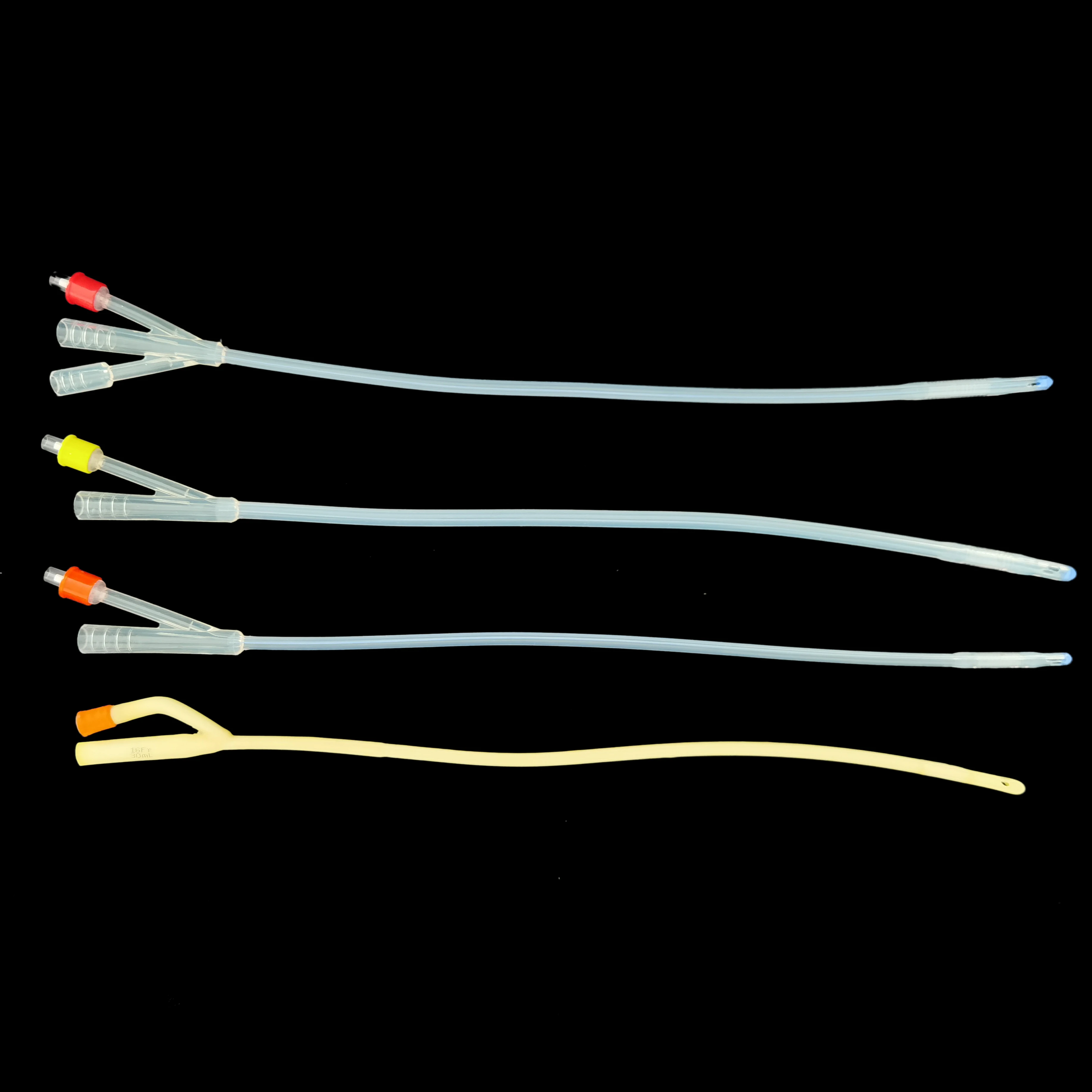 Hot Sales 2Way 3Way 100%Silicone Coated Latex Foley Catheter