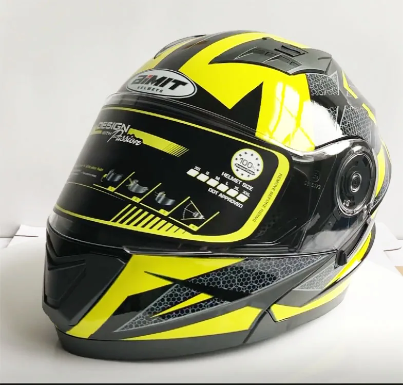 DOT certificated double visors modular helmet factory motorcycle helmets